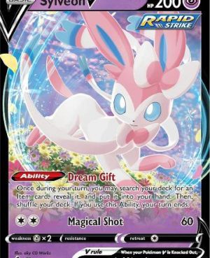 Sylveon V - 074/203 - Ultra Rare - Evolving Skies